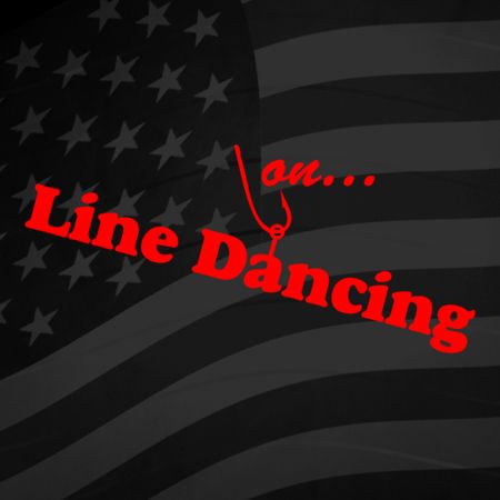 Hooked on Line Dancing Iron on Transfer